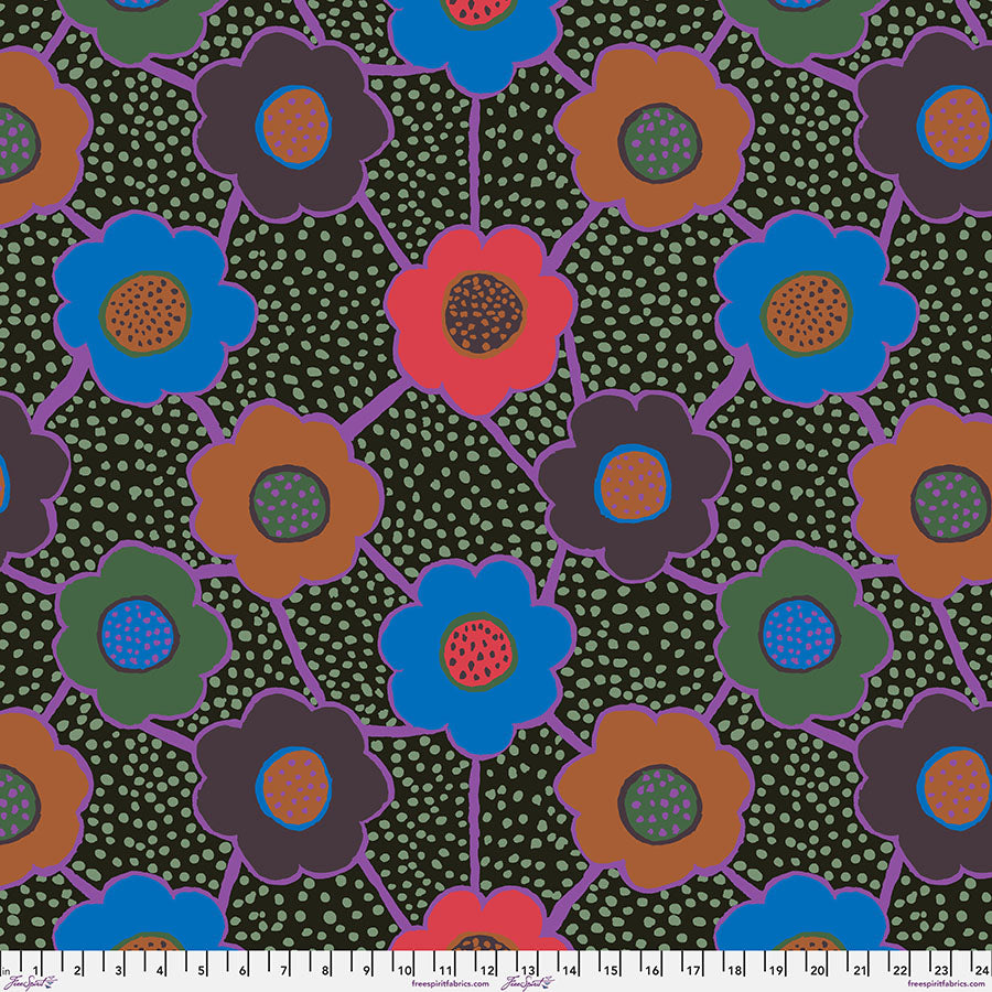 Kaffe Fassett Collective August 2025 : Floral Connections Dark PWBM099.DARK