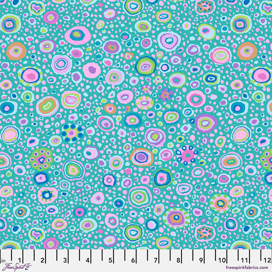 Kaffe Fassett Collective August 2025 : Roman Glass Turquoise PWGP001.TURQUOISE