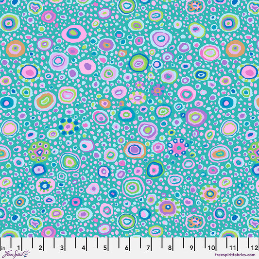 Kaffe Fassett Collective August 2025 : Roman Glass Turquoise PWGP001.TURQUOISE