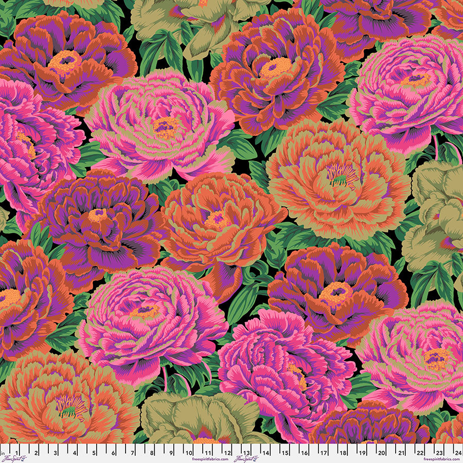 Kaffe Fassett Collective August 2025 : Tibetan Peony Red PWPJ136.RED