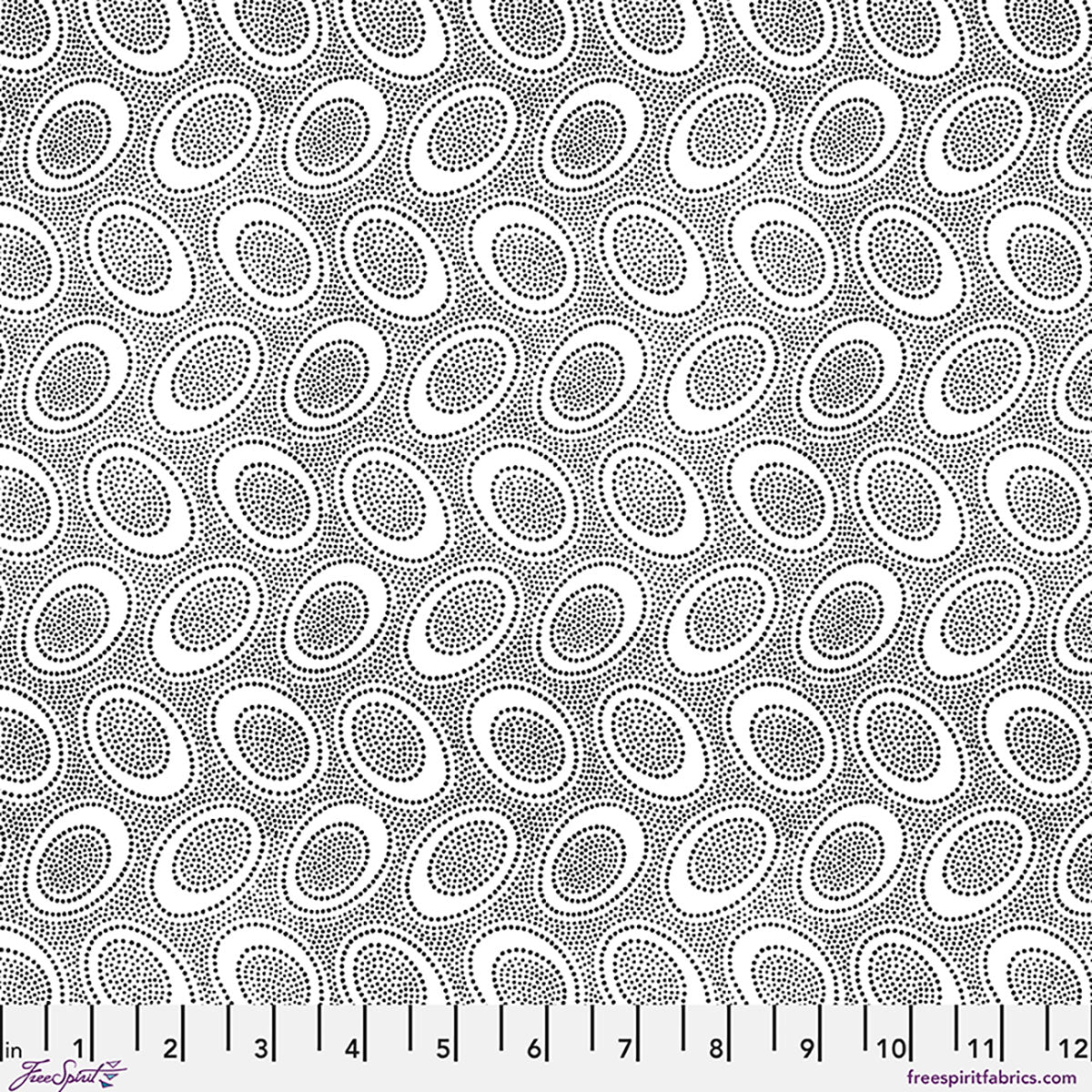 Kaffe Fassett Collective August 2026 : Aboriginal Dot White PWGP071.WHITE