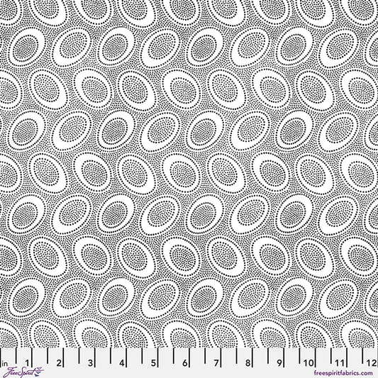 Kaffe Fassett Collective August 2026 : Aboriginal Dot White PWGP071.WHITE