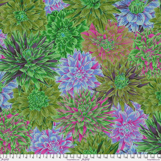 Kaffe Fassett Collective August 2026 : Bursting Stripes Green PWPJ137.GREEN