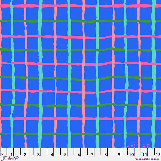 Kaffe Fassett Collective August 2026 : Grid Blue PWBM105.BLUE
