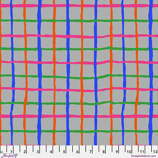 Kaffe Fassett Collective August 2026 : Grid Gray PWBM105.GREY