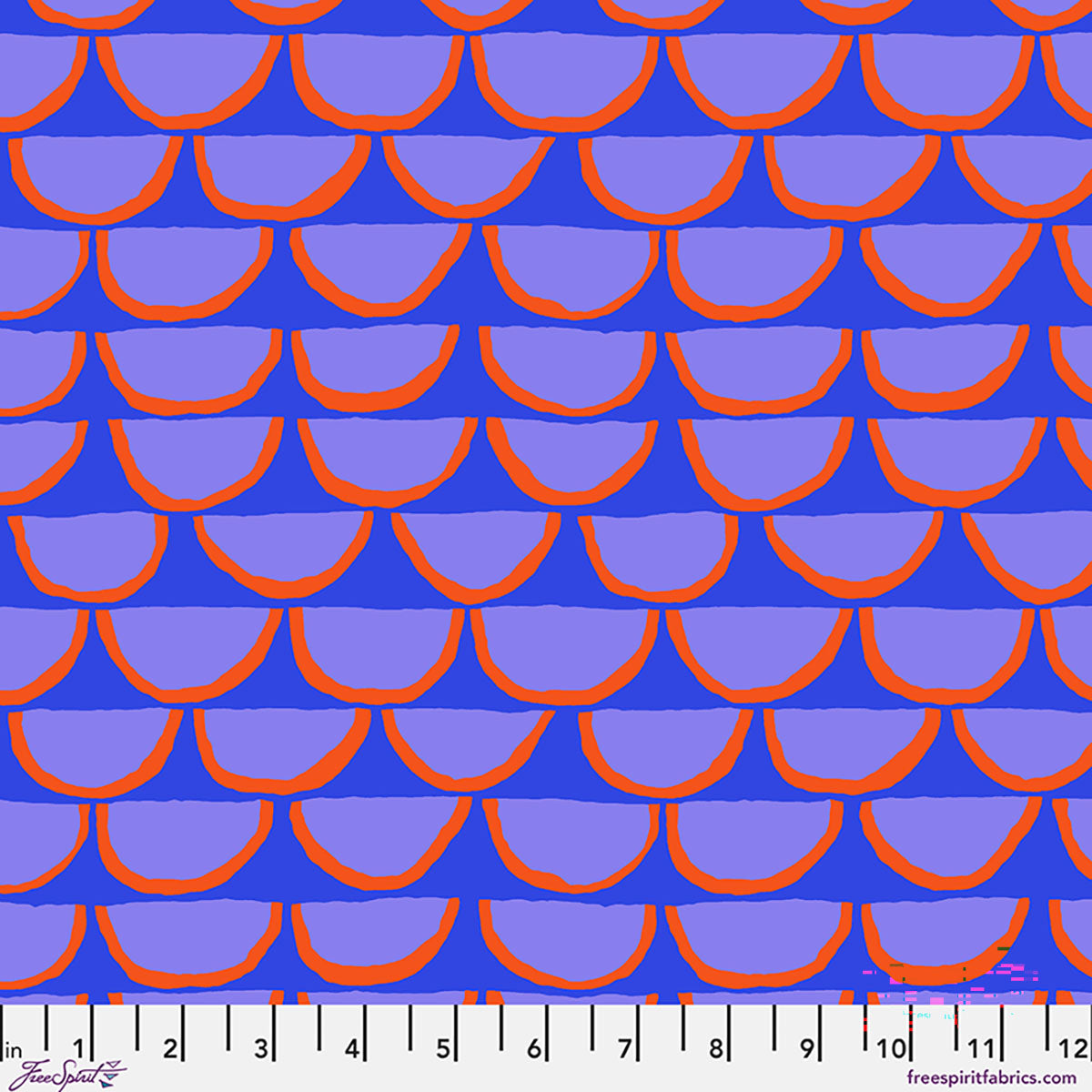 Kaffe Fassett Collective August 2026 : Segments Blue PWBM107.BLUE