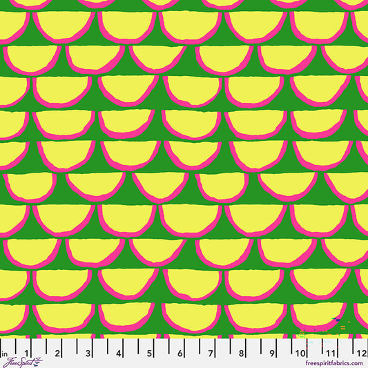 Kaffe Fassett Collective August 2026 : Segments Green PWBM107.GREEN