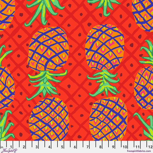 Kaffe Fassett Collective August 2026 : Upside Down Red PWBM108.RED