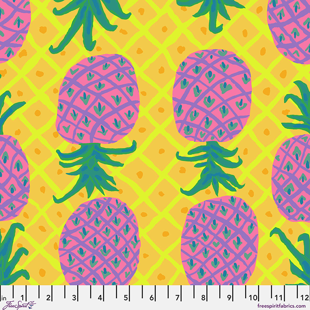 Kaffe Fassett Collective August 2026 : Upside Down Yellow PWBM108.YELLOW