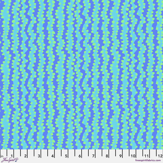 Kaffe Fassett Collective February 2025 : Bubble Stripe - Aqua PWBM097.AQUA