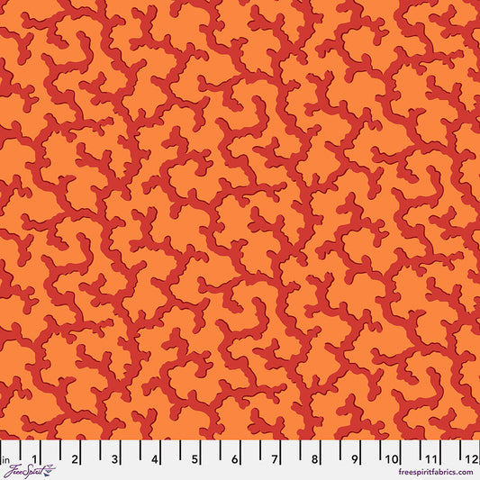Kaffe Fassett Collective February 2025 : Coral Red - PWPJ004.RED