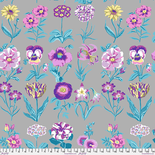 Kaffe Fassett Collective February 2025 : Flower Studies - Grey PWGP205.GREY