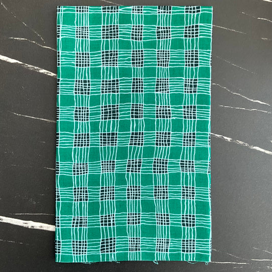 Kaffe Fassett Collective February 2025 : Gingham - Aqua PWBM089.AQUA