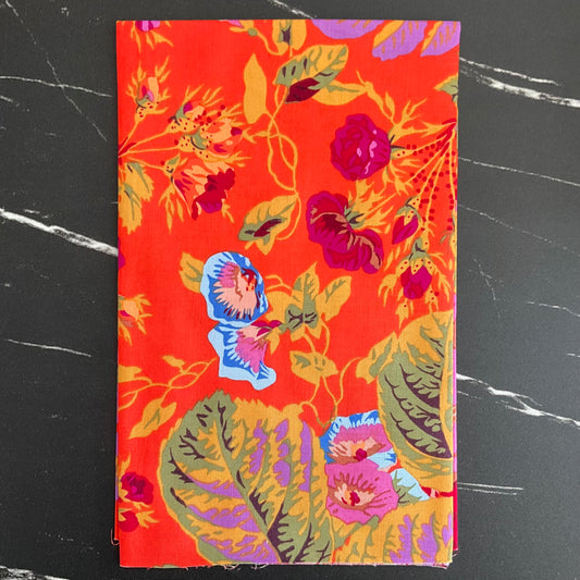 Kaffe Fassett Collective February 2025 : Grandi Floral Tomato - PWPJ053.Tomato