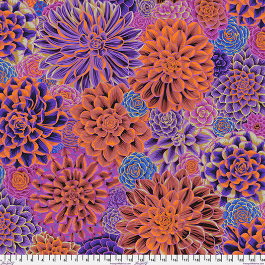 Kaffe Fassett Collective February 2025 : House Leeks Pink - PWPJ113.PURPLE