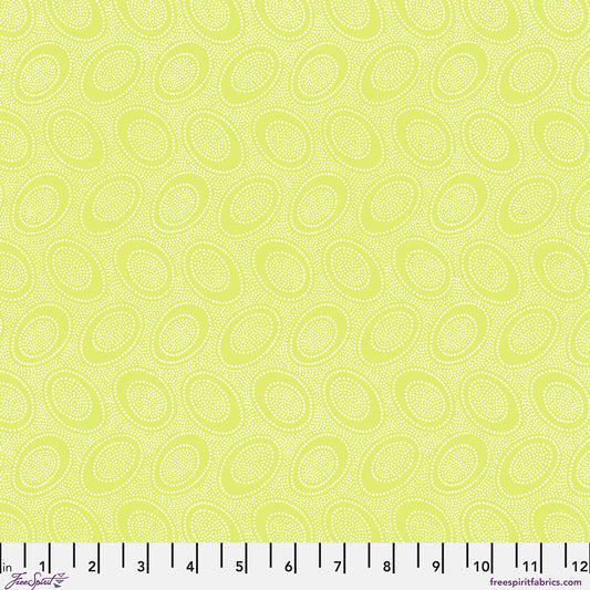 Kaffe Fassett Collective February 2027 : Aboriginal Dot Celery PWGP071.CELERY