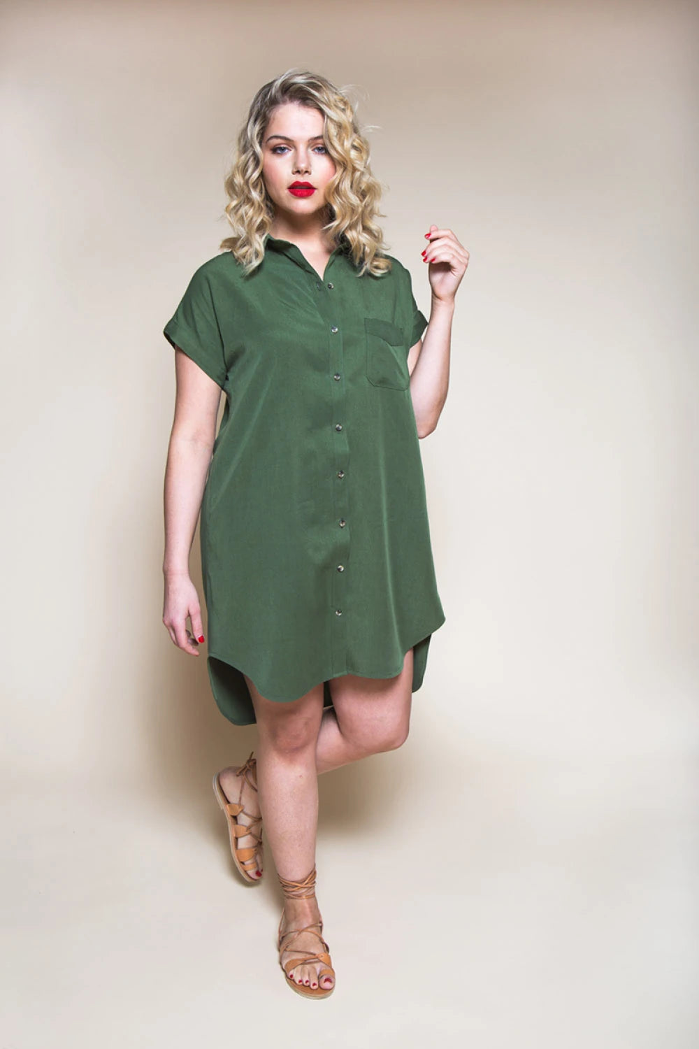 Kalle Shirt & Shirtdress Pattern by Closet Core Patterns - Special Order