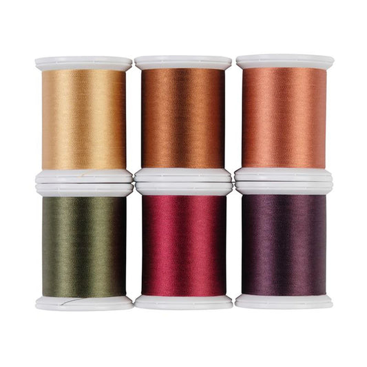Kimono Silk Thread Set Fall Collection 6 Spools # 133-SET-FALL - Special Order