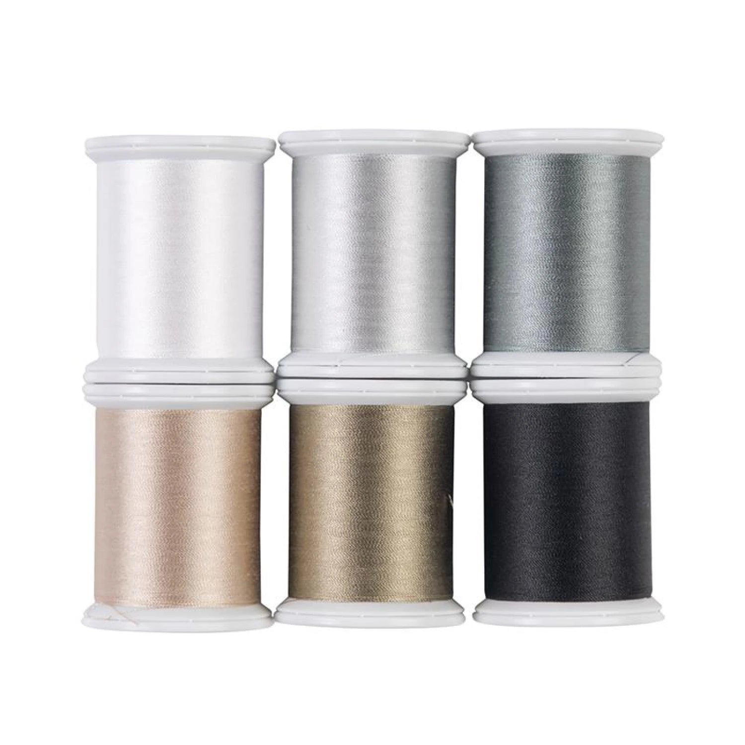 Kimono Silk Thread Set Neutral Collection 6 Spools # 133-SET-NEUT - Special Order