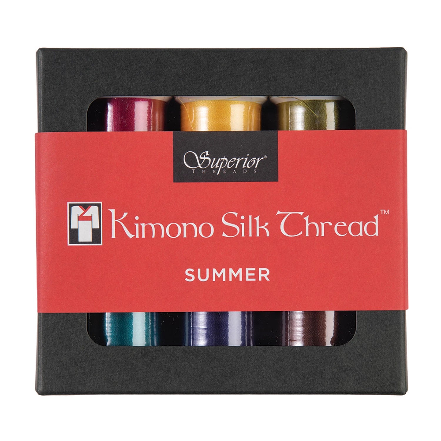 Kimono Silk Thread Set Summer Collection 6 Spools # 133-SET-SUMR - Special Order