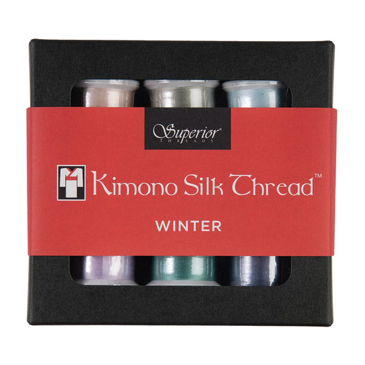 Kimono Silk Thread Set Winter Collection 6 Spools # 133-SET-WINT - Special Order