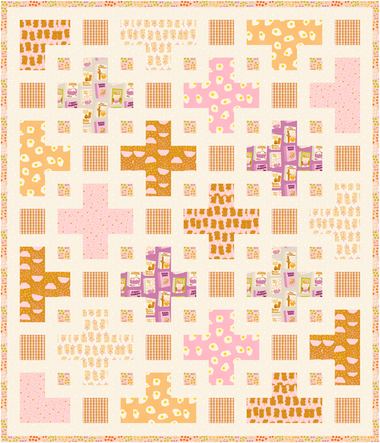 Egg and Friends by Kimberly Kight : The Violet Quilt Kit (Estimated Arrival December 2025)