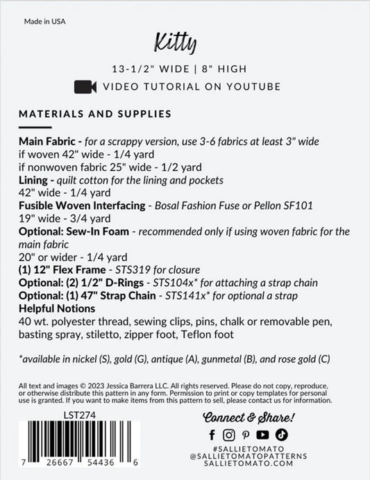 Kitty # LST274- Special Order