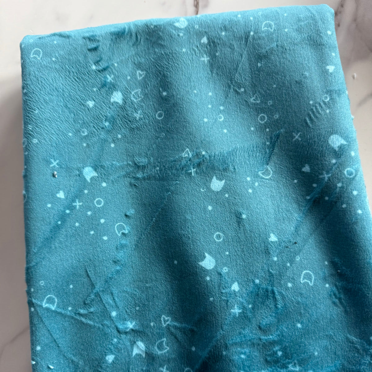 Kitty Litter by Pammie Jane Minky - XSTELLA-PPJ2986 Teal