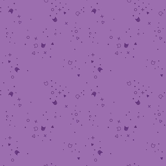 Kitty Litter by Pammie Jane Minky - XSTELLA-PPJ2986 Thistle