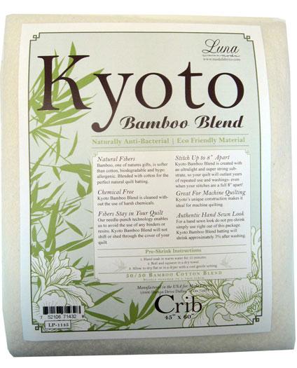 Kyoto Bamboo Blend Quilt Batting - Crib Size LP 1145