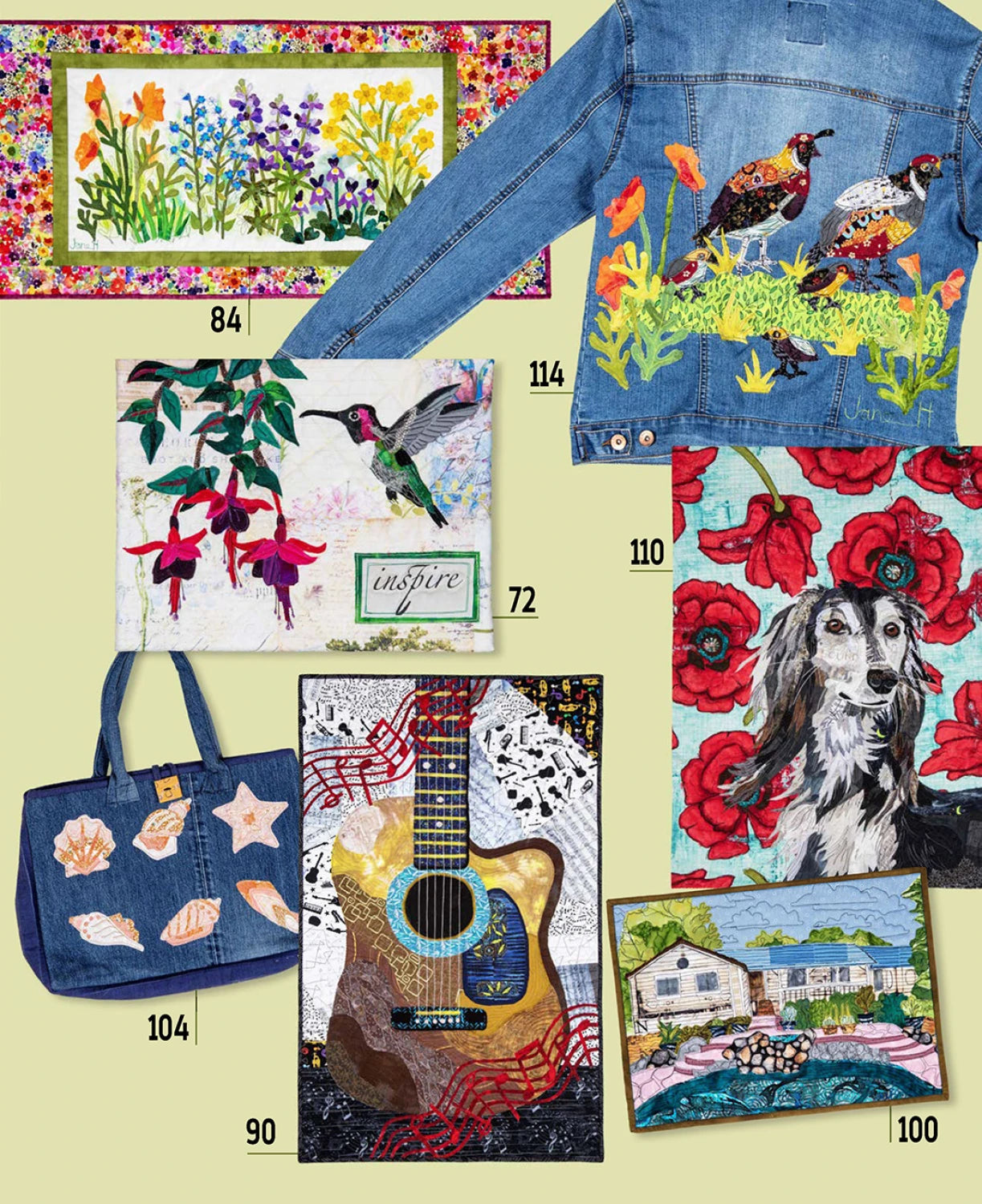 Capture Your Own Life with Collage Quilting by Jane Haworth