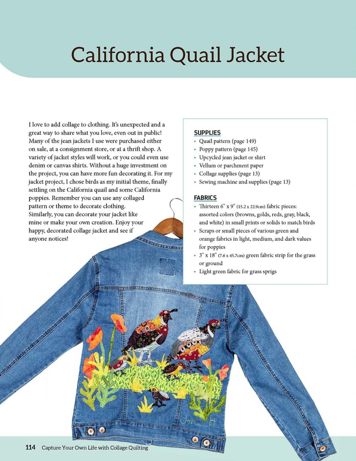 Capture Your Own Life with Collage Quilting by Jane Haworth