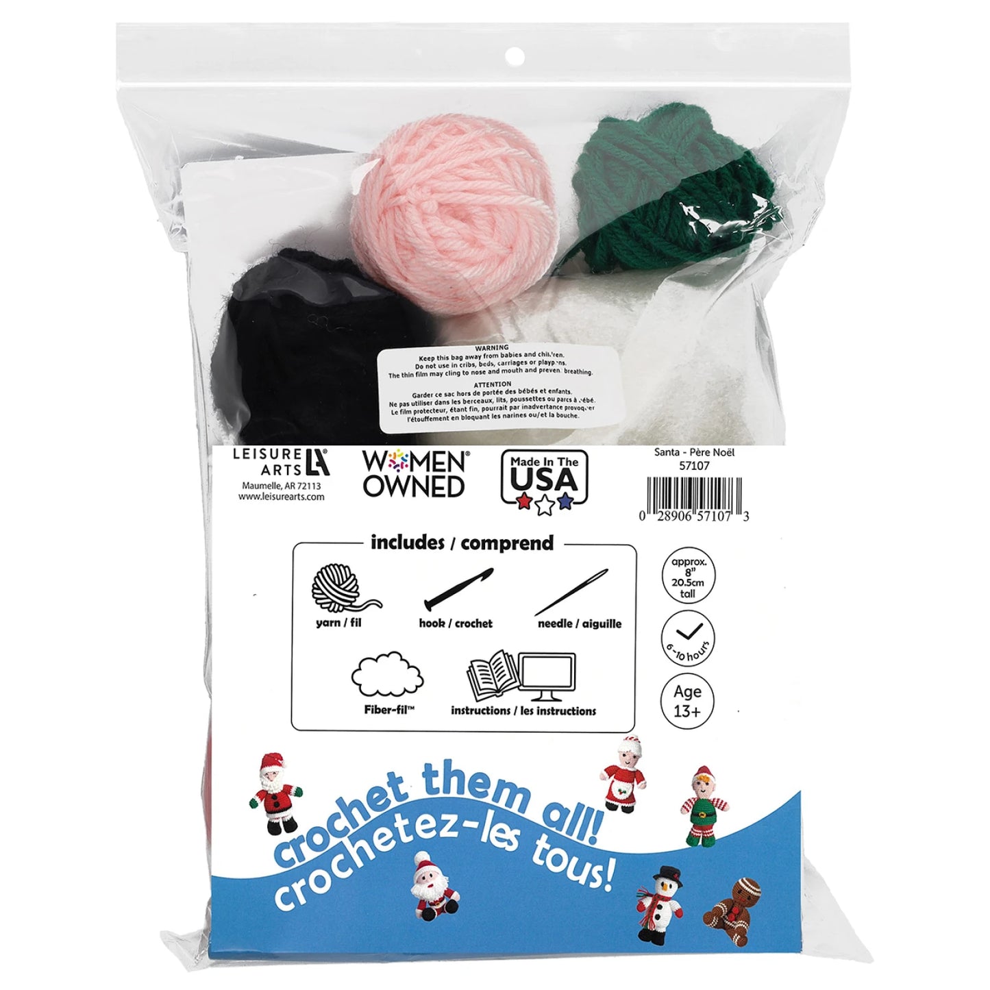 Holiday Friends Santa Amigurumi Kit - Special Order