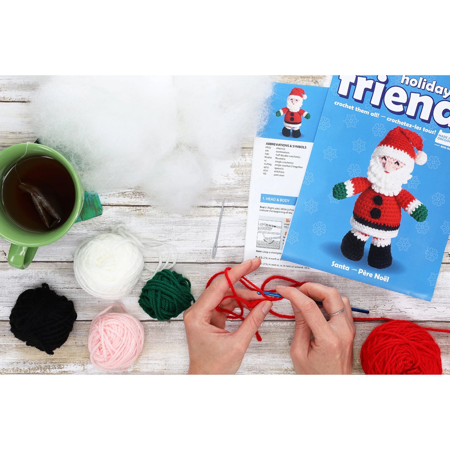 Holiday Friends Santa Amigurumi Kit - Special Order