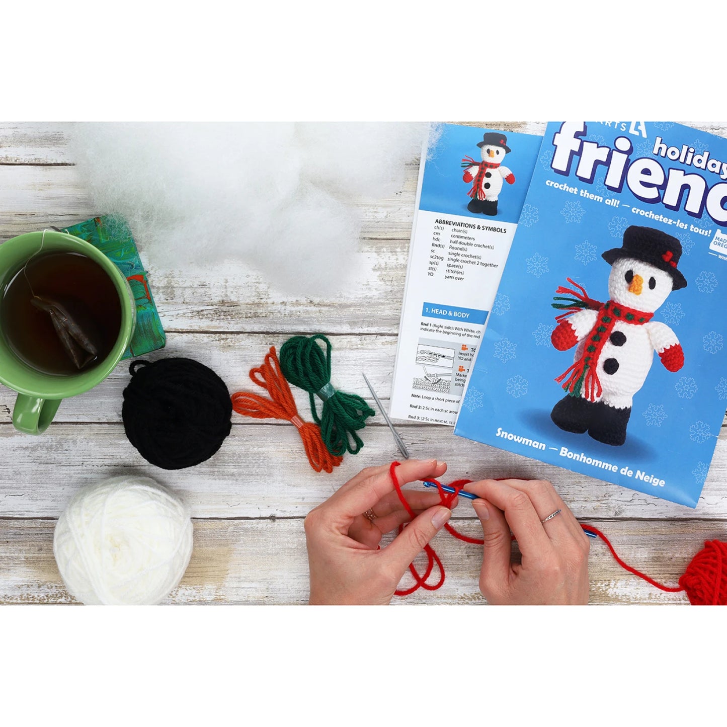Holiday Friends Snowman Amigurumi Kit - Special Order