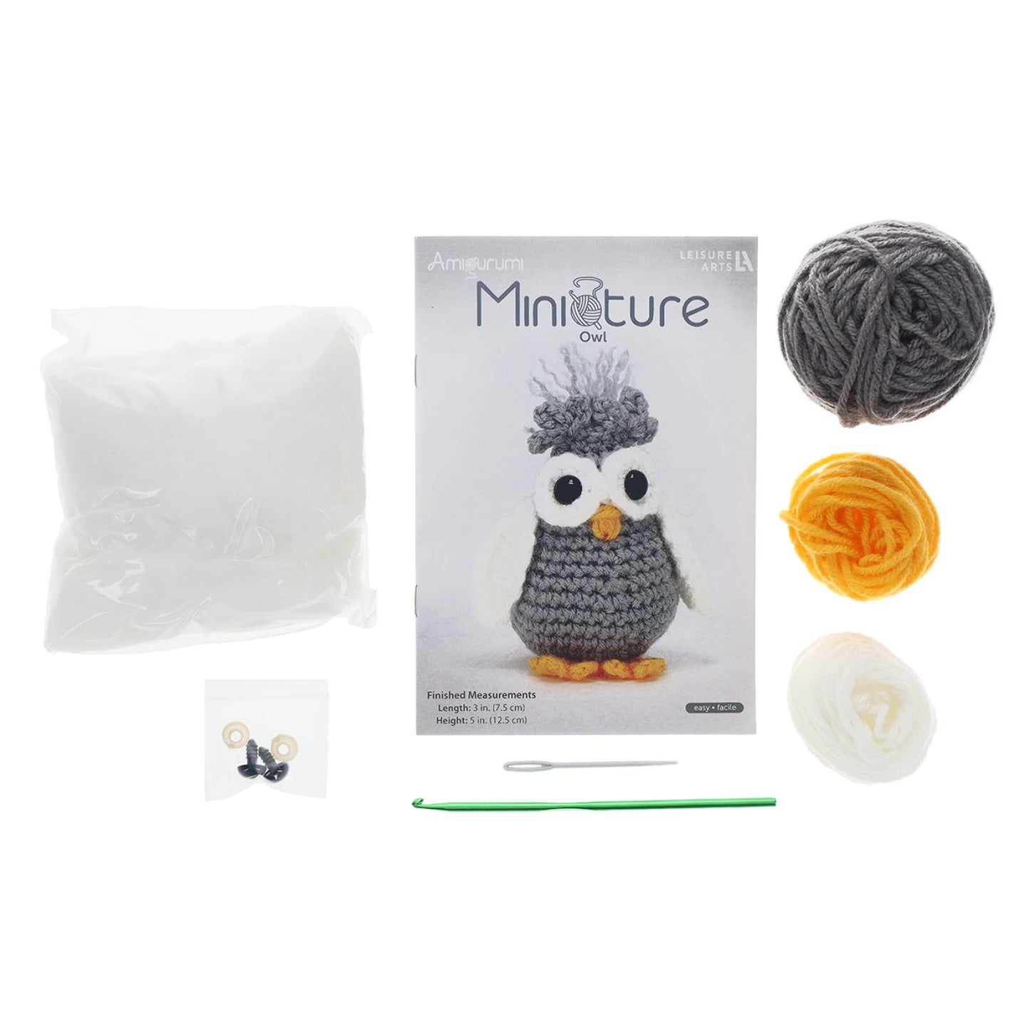 Miniature Owl Amigurumi Kit - Special Order