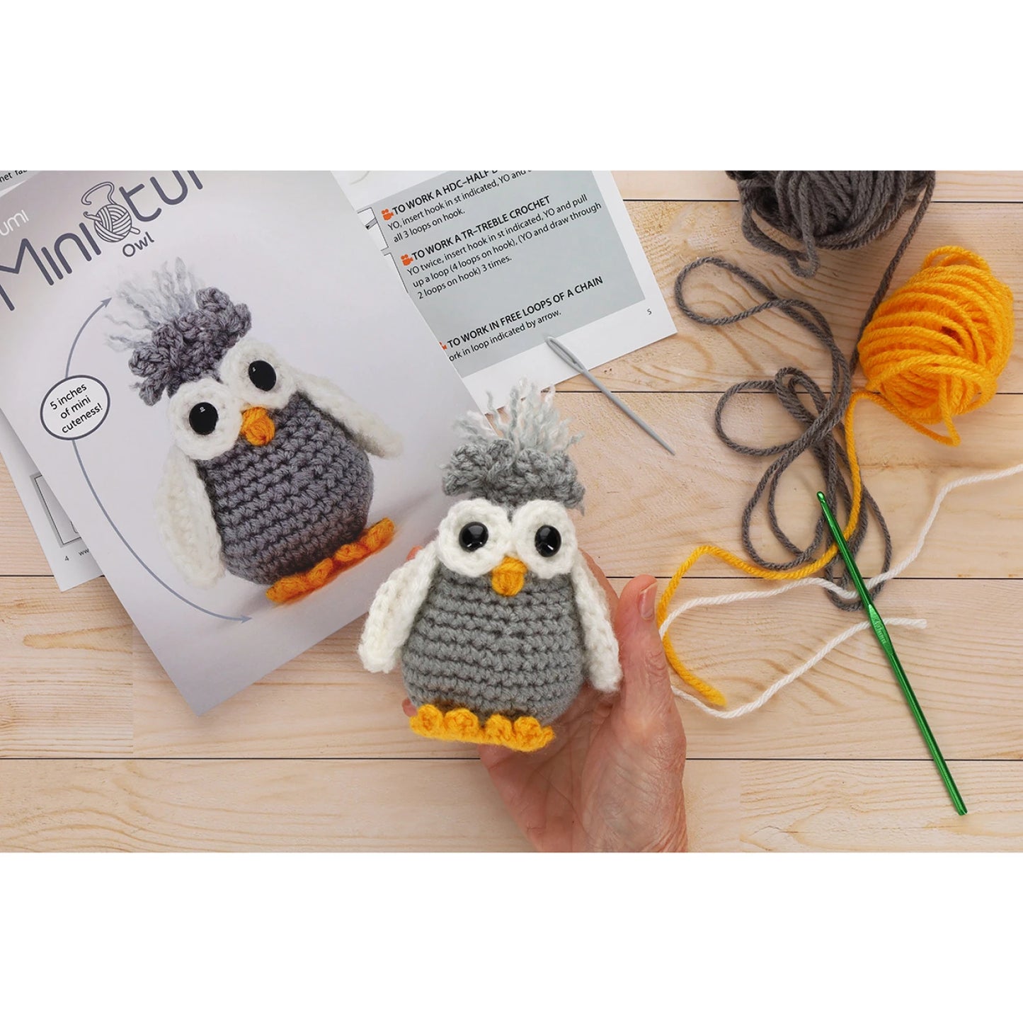 Miniature Owl Amigurumi Kit - Special Order