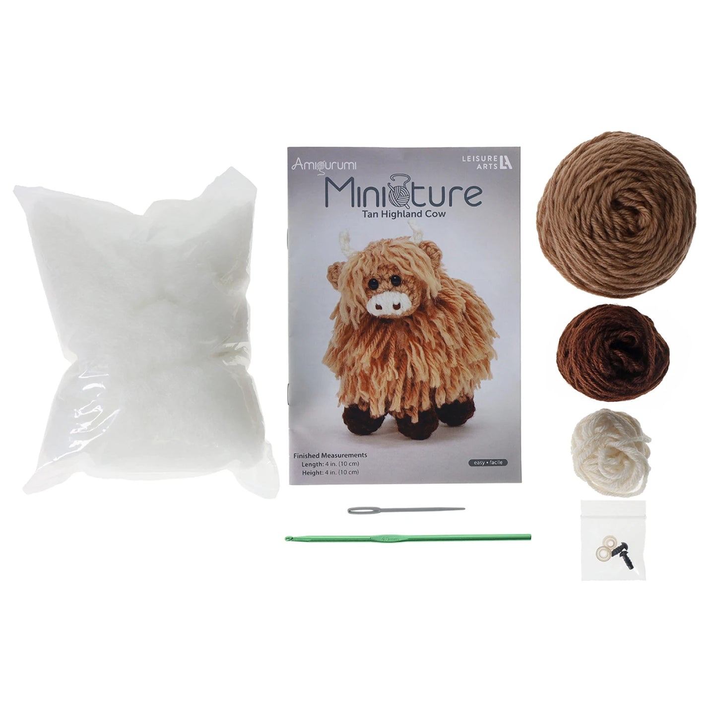 Miniature Highland Cow Amigurumi Kit - Special Order
