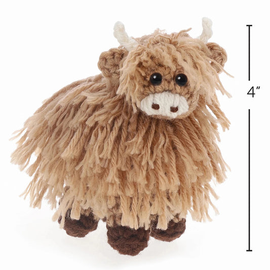 Miniature Highland Cow Amigurumi Kit - Special Order