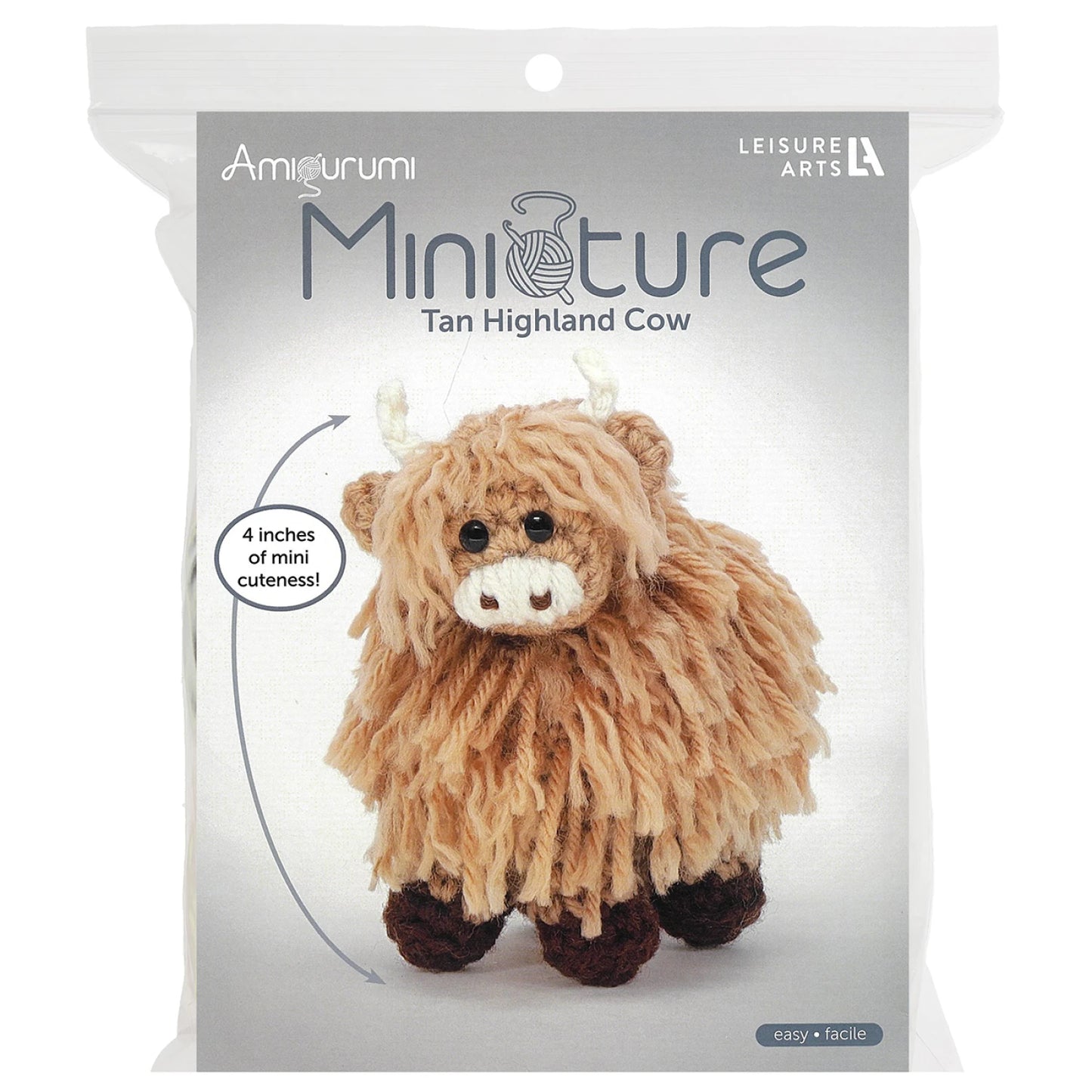 Miniature Highland Cow Amigurumi Kit - Special Order
