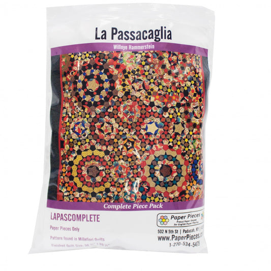 Paper Piece Pack for La Passacaglia Complete Set No Pattern # LAPASCOMPL- Special Order