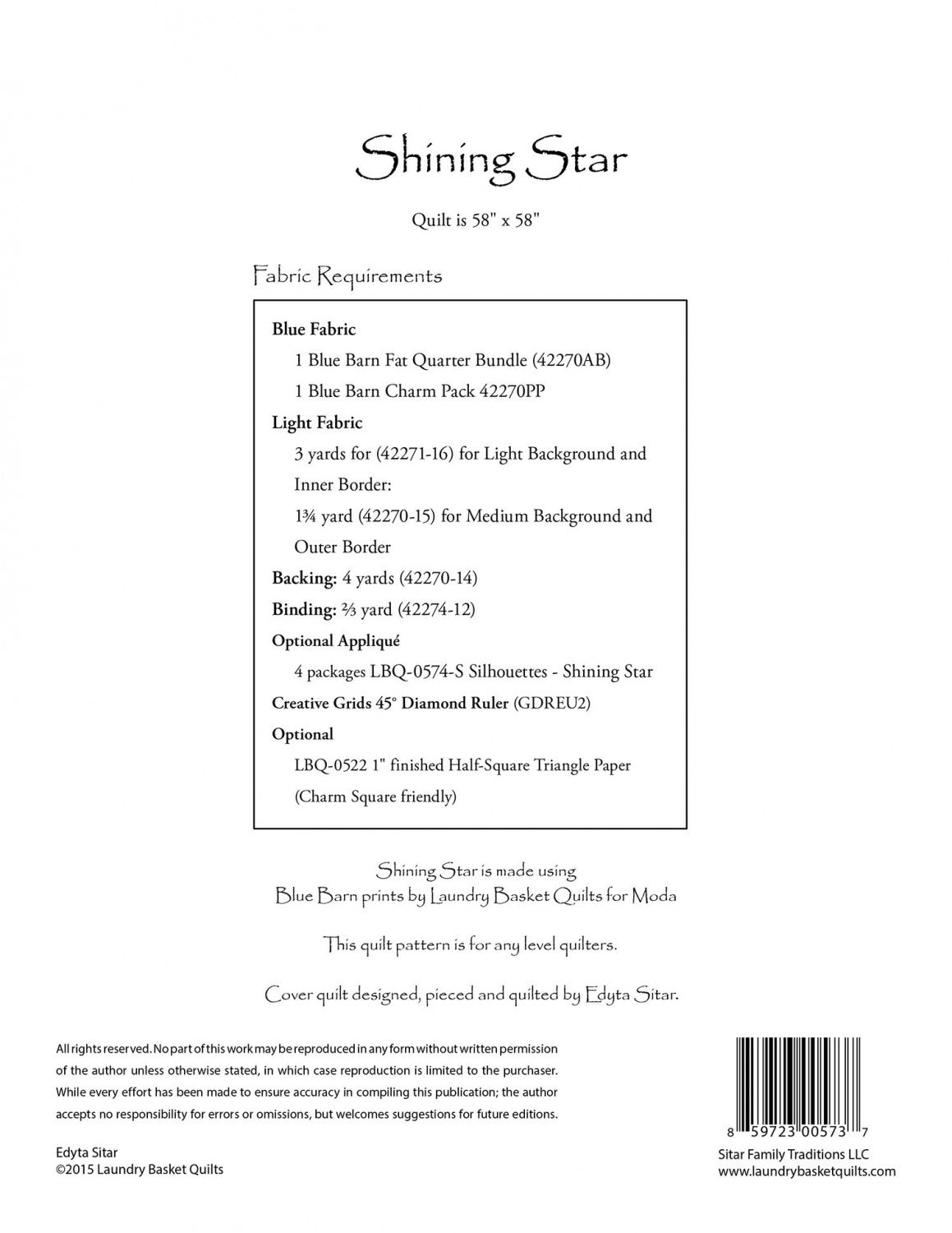 Shining Star # LBQ-0573-P - Special Order