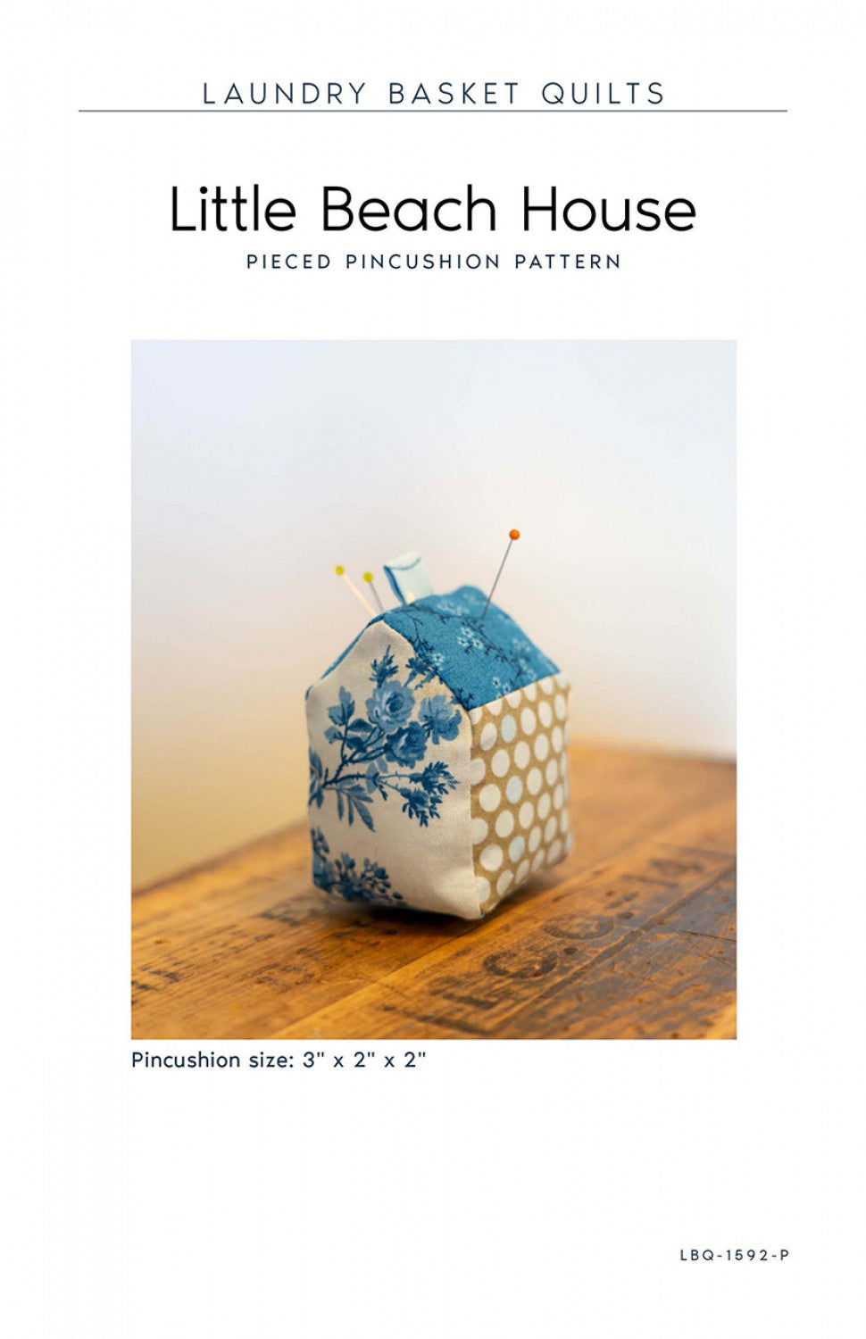 Little Beach House Pincushion # LBQ-1592-P - Special Order