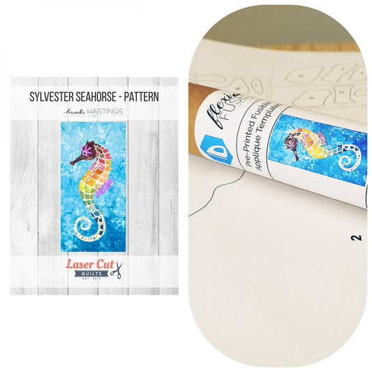 Sylvester Seahorse by Madi Hastings # LCQF897051 - Bundle - Special Order