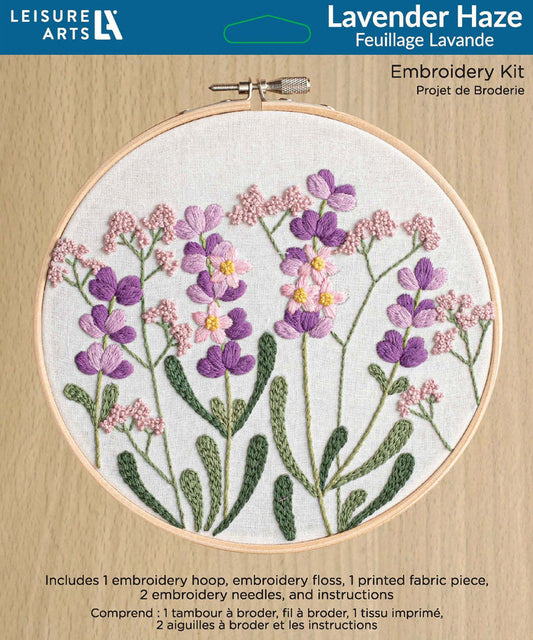 Leisure Arts Embroidery Kit Lavender Haze # LEA56807 - Special Order