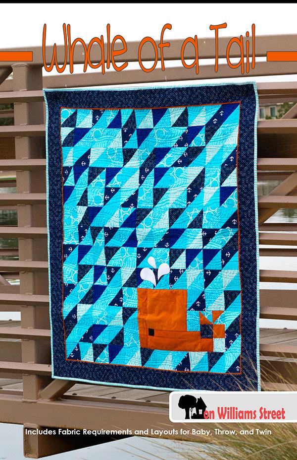 Whale of a Tale Applique Quilt Pattern by On Williams Street