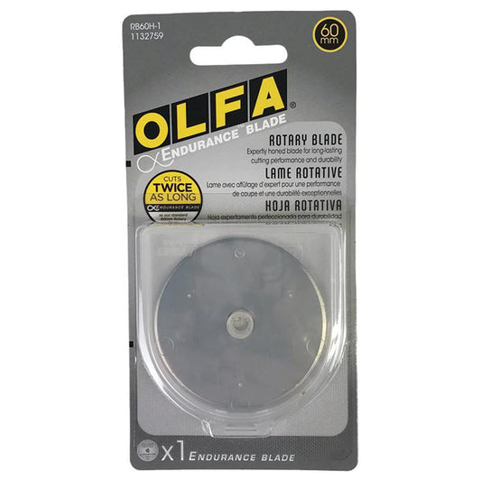 Olfa 60mm Endurance Rotary Blade 1pk