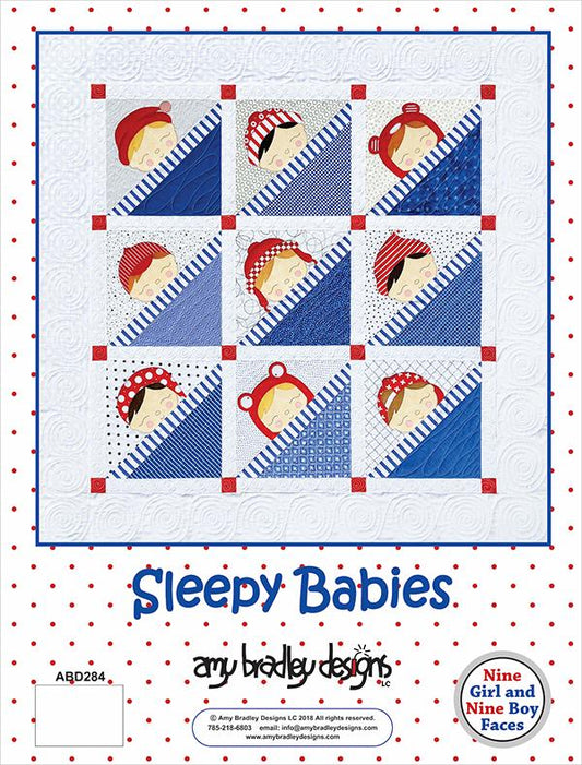 Sleepy Babies Appliqué Quilt Pattern by Amy Bradley