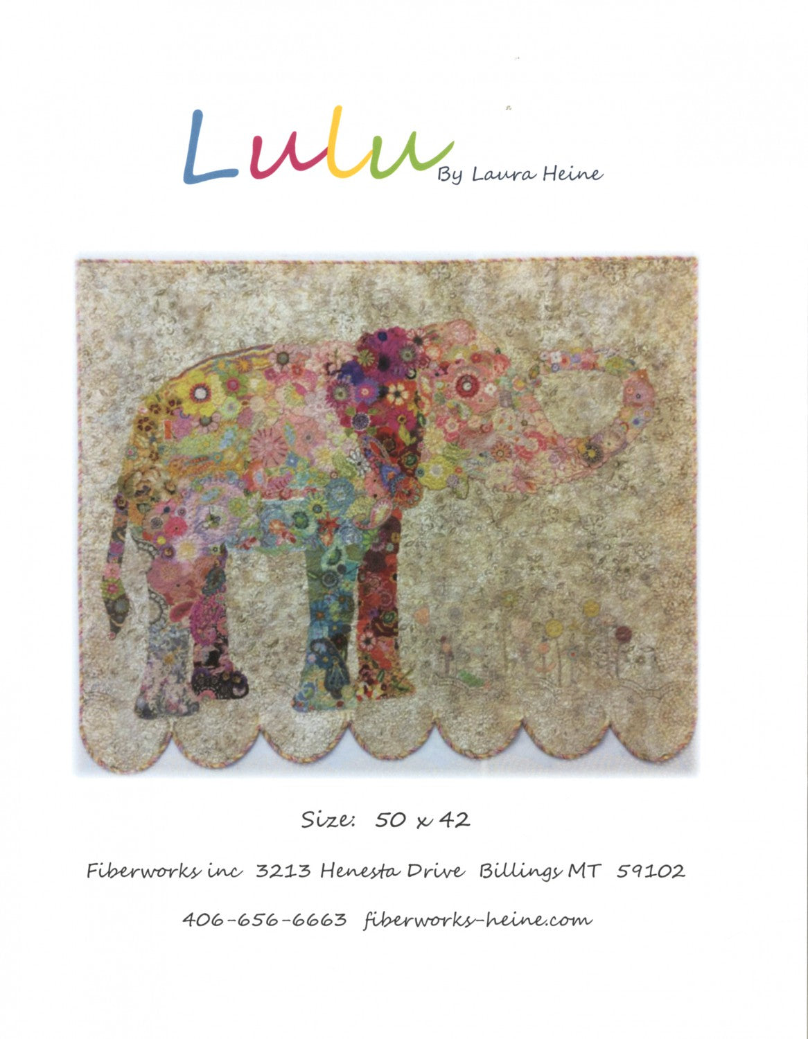 Lulu Elephant Collage # LHFWLULU - Special Order