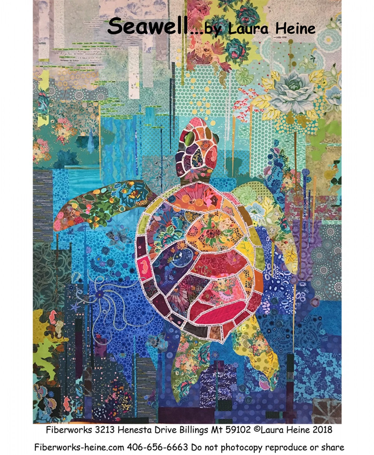 Seawell Sea Turtle Collage # LHFWSEA - Special Order